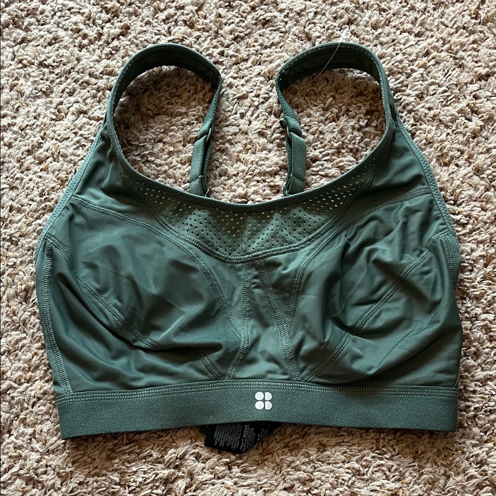 Sweaty Betty Forest Green Sports Bra